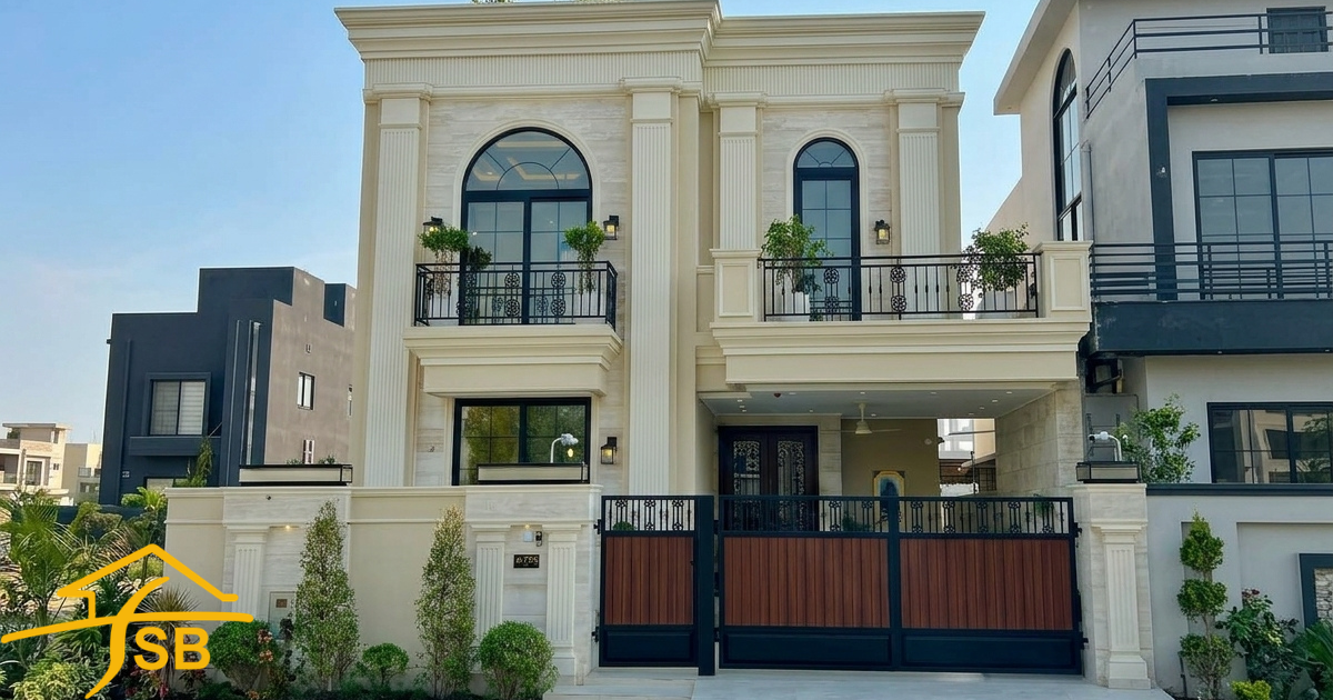 8 Marla Spanish House Design